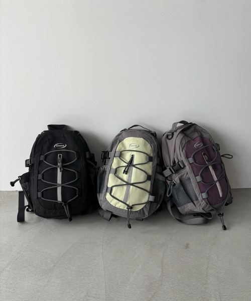 SANSeLF(サンセルフ)の「【SANSeLF】コンパクトフロントコードバックパック saa26s005(バックパック/リュック・レディース・ブラック/パープル/ライトグリーン・FREE)」の22枚目の写真