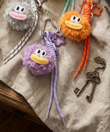 VitaFelice | カラフルモンスター ファーキーホルダー(コードストラップ付き バッグチャーム)(チャーム)