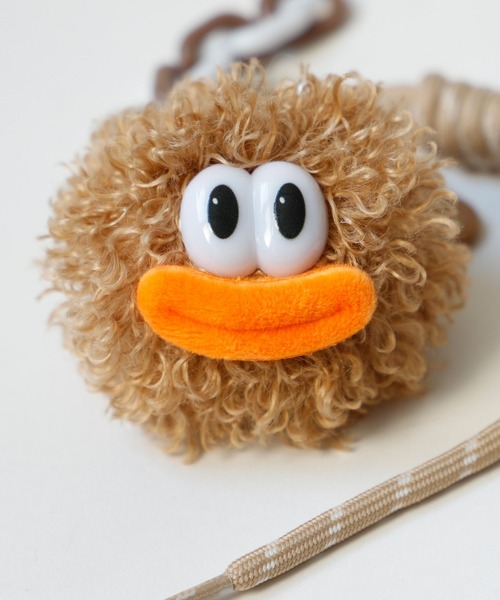 VitaFelice（ヴィータフェリーチェ）の「カラフルモンスター ファーキーホルダー（コードストラップ付き バッグチャーム）（チャーム・レディース・ブラウン/グリーン/パープル/オレンジ/ブラック/グレー・FREE）」の19枚目の写真