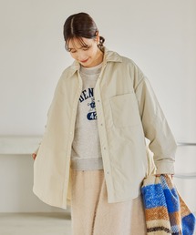 studio CLIP（スタディオクリップ）の「【撥水・防風・マシンウォッシャブル・軽量・保温】中綿シャツジャケット[プチサイズあり]（その他アウター）」