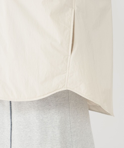 studio CLIP（スタディオクリップ）の「【撥水・防風・マシンウォッシャブル・軽量・保温】中綿シャツジャケット[プチサイズあり]（その他アウター・レディース・カーキ/オフホワイト/ライトブラウン・PF/FREE）」の16枚目の写真