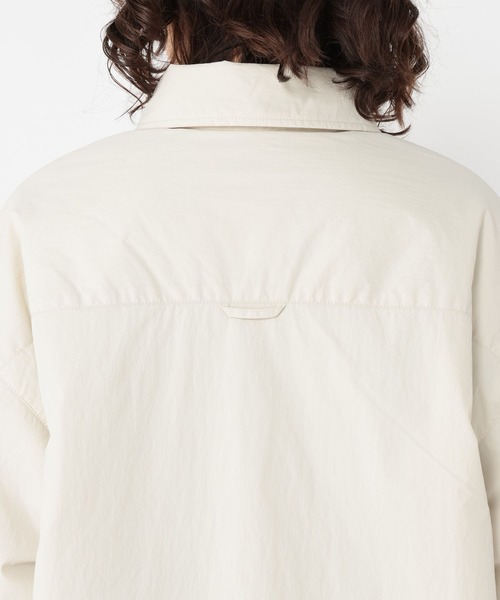 studio CLIP（スタディオクリップ）の「【撥水・防風・マシンウォッシャブル・軽量・保温】中綿シャツジャケット[プチサイズあり]（その他アウター・レディース・カーキ/オフホワイト/ライトブラウン・PF/FREE）」の20枚目の写真
