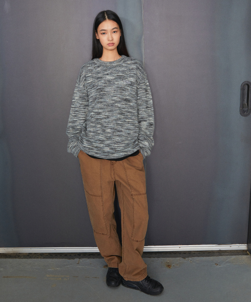 LMCの「OVAL MULTI COLOR KNIT purple（ニット/セーター・レディース・その他・S/M/L）」の2枚目の写真