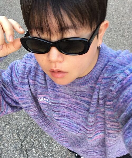 LMCの「OVAL MULTI COLOR KNIT purple（ニット/セーター・レディース・その他・S/M/L）」の7枚目の写真