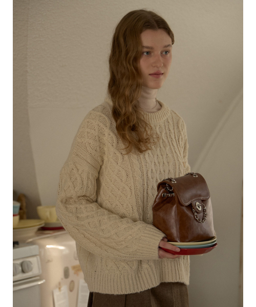 ANOETIC(アノエティック)の「ANC CLASSIC MINI SHOULDER BAG_BROWN(ショルダーバッグ・レディース・ブラウン・FREE)」の3枚目の写真