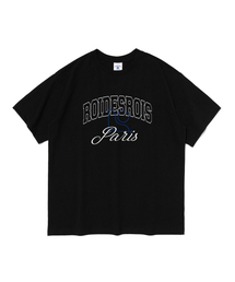 ロアシンボルロゴ半袖Tシャツ(ブラック)