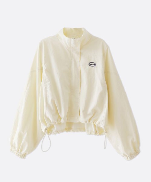 HAINT(ヘイント)の「HIGH NECK WIND BREAKER JUMPER_2COLORS_CREAM(ナイロンジャケット・レディース・その他・FREE)」の2枚目の写真