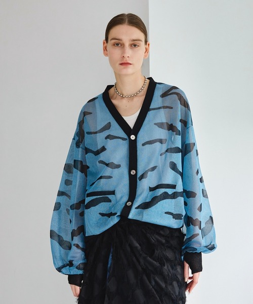 セール/ブランド古着】seyto｜セイトのカーディガン/ボレロ（ブルー