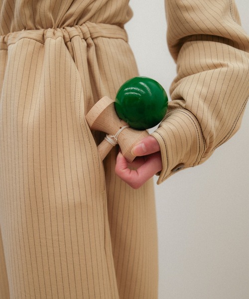 PAMM(パム)の「肌色のストライプジャンプスーツ(つなぎ/オールインワン・レディース・ベージュ系/グレー系・フリー)」の14枚目の写真