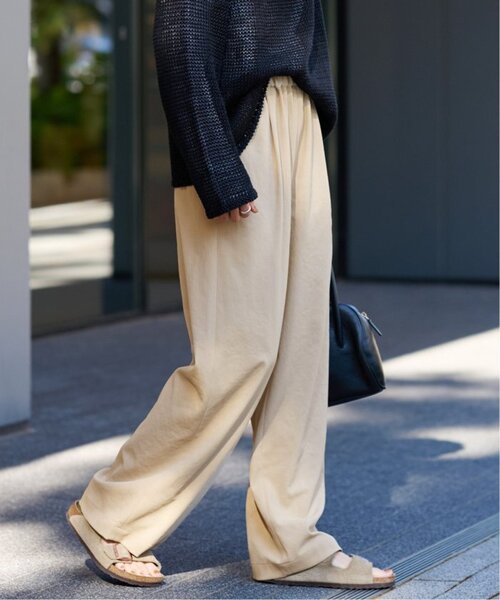FRAMeWORK（フレームワーク）の「≪新色 / 追加≫ポリエステルツイルリラックスパンツ（その他パンツ・レディース・ベージュ/ホワイト系その他/ブラウン・34/36/38/40）」の10枚目の写真