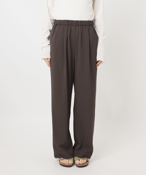 FRAMeWORK（フレームワーク）の「≪新色 / 追加≫ポリエステルツイルリラックスパンツ（その他パンツ・レディース・ベージュ/ホワイト系その他/ブラウン・34/36/38/40）」の22枚目の写真