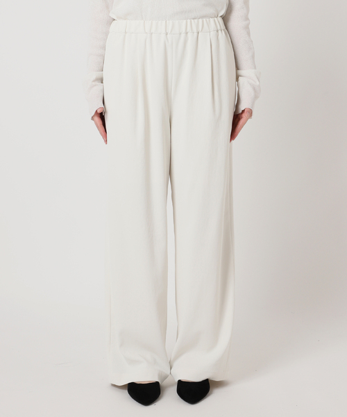 FRAMeWORK(フレームワーク)の「≪新色 / 追加≫ポリエステルツイルリラックスパンツ(その他パンツ・レディース・ベージュ/ホワイト系その他/ブラウン/ブラック・34/36/38/40)」の8枚目の写真