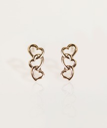 cui-cui（キュイキュイ）の「ゴールド ハート ピアス | K10YG 〈Web限定〉（ピアス（両耳用））」