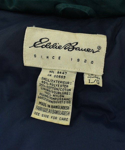 Eddie Bauer（エディーバウアー）の「【USED】90-00’s Eddie Bauer ダウンベスト（ダウンベスト・メンズ・グリーン・LARGE）」の3枚目の写真