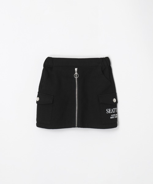 coca(coca)(コカ)の「キッズ フロントジップスカート(スカート・キッズ・ブラック/ライトブルー・120/130/140/150)」の18枚目の写真