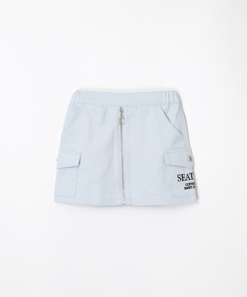 coca(coca)(コカ)の「キッズ フロントジップスカート(スカート・キッズ・ブラック/ライトブルー・120/130/140/150)」の19枚目の写真