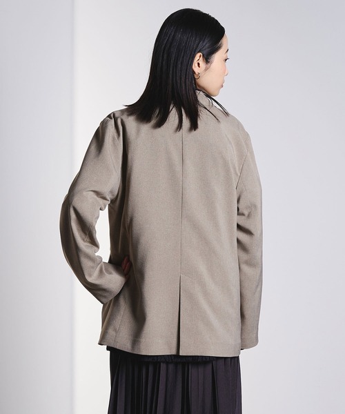 ROSE BUD(ローズバッド)の「DOUBLE TAILORED JACKET(テーラードジャケット・レディース・ブラック/ベージュ・M/S)」の13枚目の写真