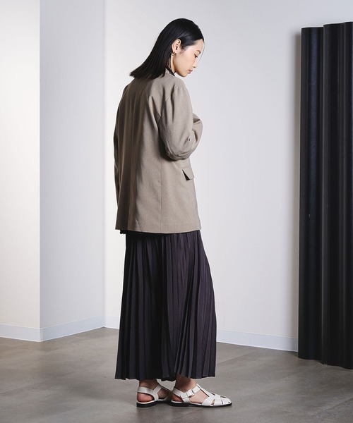 ROSE BUD(ローズバッド)の「DOUBLE TAILORED JACKET(テーラードジャケット・レディース・ブラック/ベージュ・M/S)」の17枚目の写真