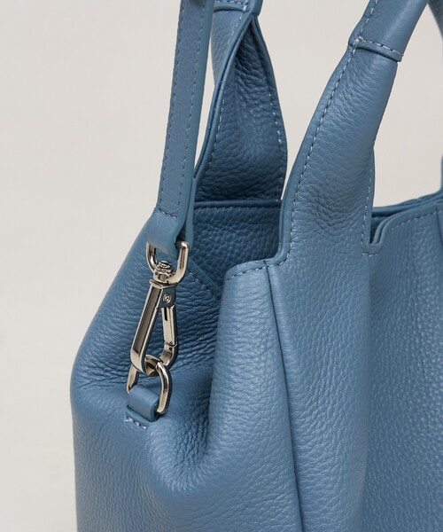 soeur（スール）の「Mellow/ソフトレザーオープントート/ミニ（トートバッグ・レディース・イエロー/ブラック/アイボリー/ブルー・フリー）」の12枚目の写真