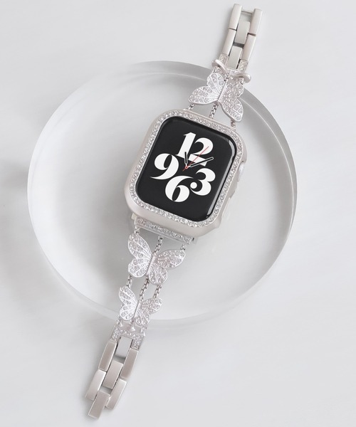 Urban Coral(アーバンコーラル)の「Apple Watch Band / アップルウォッチ ジルコニアバタフライバンド / Urban Coral(デジタル腕時計・レディース・ピンクゴールド/ゴールド系その他・40mm)」の2枚目の写真