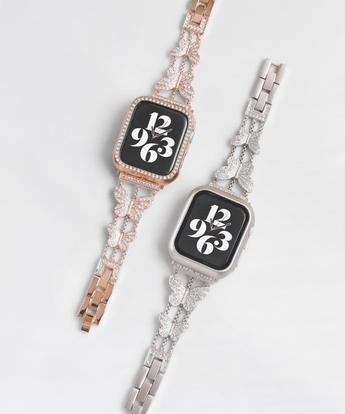 Urban Coral(アーバンコーラル)の「Apple Watch Band / アップルウォッチ ジルコニアバタフライバンド / Urban Coral(デジタル腕時計・レディース・ピンクゴールド/ゴールド系その他・40mm)」の3枚目の写真