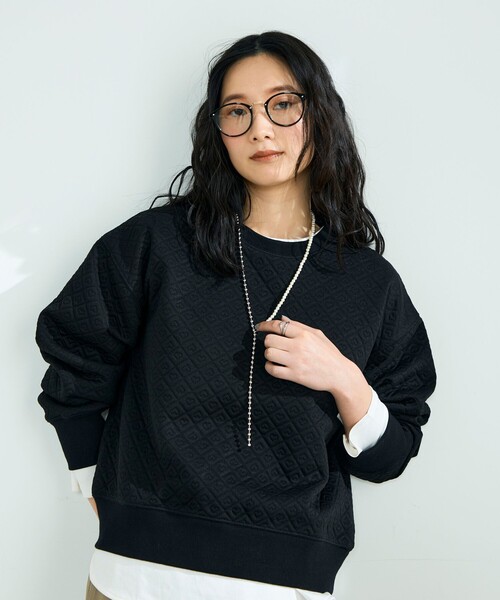 fredy emue（フレディエミュ）の「パールメタルフリーフックネックレス（ネックレス・レディース・シルバー/ゴールド・FREE）」の4枚目の写真