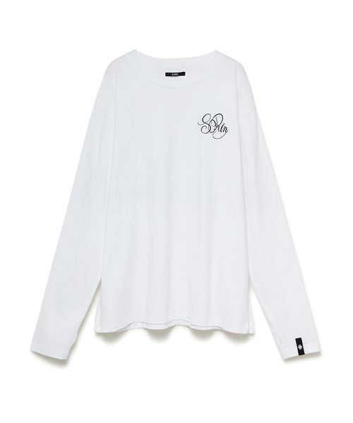 SORIN(ソリン )の「Embroidered Basic Long Tshirt/エンブロイダード ベーシックロングTシャツ(Tシャツ/カットソー・レディース・スカイブルー/ライトピンク/ホワイト・38)」の14枚目の写真