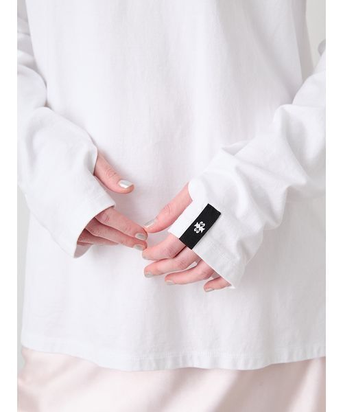 SORIN(ソリン )の「Embroidered Basic Long Tshirt/エンブロイダード ベーシックロングTシャツ(Tシャツ/カットソー・レディース・スカイブルー/ライトピンク/ホワイト・38)」の16枚目の写真