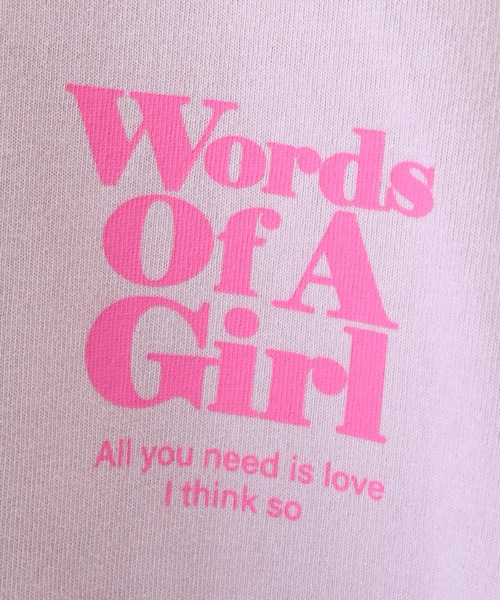 undeny.(アンディニ-)の「undeny/アンディニー Words of Tシャツ(Tシャツ/カットソー・レディース・チャコールグレー/ピンク/ホワイト・F)」の8枚目の写真