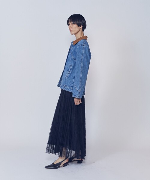 1er Arrondissement(プルミエアロンディスモン)の「レースアコーディオンスカート(スカート・レディース・ホワイト系その他3/ブラック系その他3・38/36)」の15枚目の写真