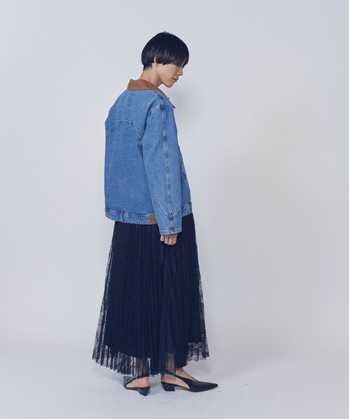 1er Arrondissement(プルミエアロンディスモン)の「レースアコーディオンスカート(スカート・レディース・ホワイト系その他3/ブラック系その他3・38/36)」の16枚目の写真
