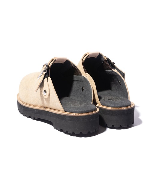 glamb（グラム）の「Cow Suede Clog Sandals / カウスエードクロッグサンダル（サンダル・メンズ・ブラック/ワイン/ベージュ・25/26/27/28）」の6枚目の写真