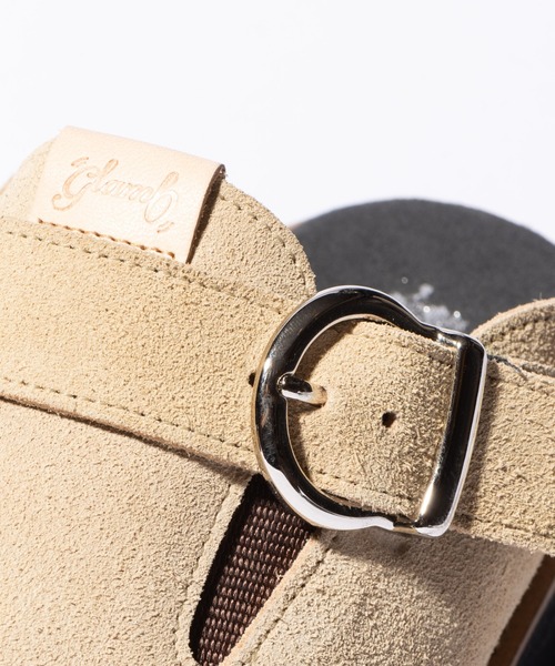 glamb（グラム）の「Cow Suede Clog Sandals / カウスエードクロッグサンダル（サンダル・メンズ・ブラック/ワイン/ベージュ・25/26/27/28）」の14枚目の写真