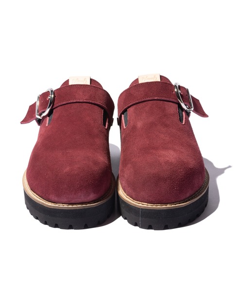 glamb（グラム）の「Cow Suede Clog Sandals / カウスエードクロッグサンダル（サンダル・メンズ・ブラック/ワイン/ベージュ・25/26/27/28）」の21枚目の写真