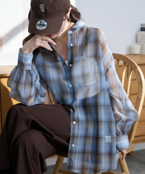 シャツ+ブラウス(長袖+七分) Marble Sheer Shirts シャツ/ブラウス(長袖/七分)のフリマアイテム一覧