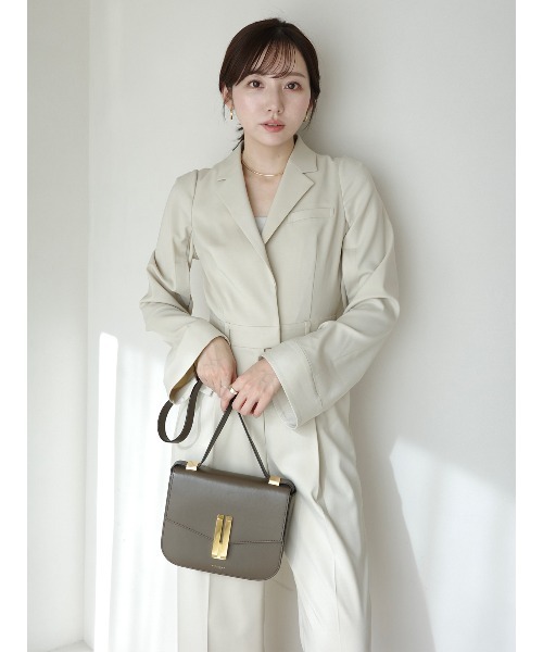 anuans(アニュアンス)の「ミニマルテーラードオールインワン(つなぎ/オールインワン・レディース・ネイビー/ライトベージュ/グレー・SMALL/MEDIUM)」の17枚目の写真