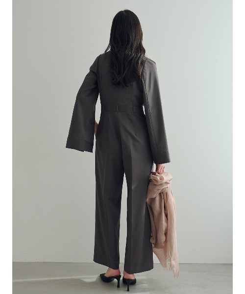 anuans(アニュアンス)の「ミニマルテーラードオールインワン(つなぎ/オールインワン・レディース・ネイビー/ライトベージュ/グレー・SMALL/MEDIUM)」の6枚目の写真