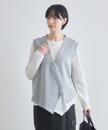 Paradise Picnic（パラダイスピクニック）の「2枚セットベスト×ロンT（アンサンブル）」