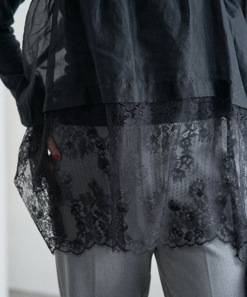 IENA（イエナ）の「《追加2》Heriter/エリテ リバーレースキャミソール（シャツ/ブラウス・レディース・ブラック/ホワイト・FREE）」の19枚目の写真