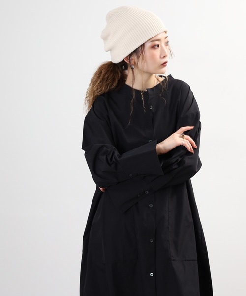 FUNALIVE（ファンアライブ）の「comoely closet　BOX&マーメイドシルエットが叶うワンピース 長袖（ワンピース・レディース・ブルー/ブラウン/ブラック・LL/L/M）」の5枚目の写真
