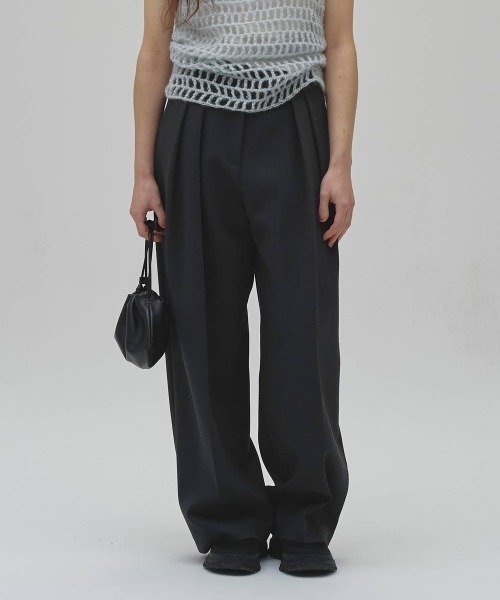 TODAYFUL(トゥデイフル)の「TODAYFUL Bonding Wide Trousers ボンディングワイドトラウザーズ/12620702(その他パンツ・レディース・チャコールグレー/ブラック/モスグリーン・36/38)」の4枚目の写真