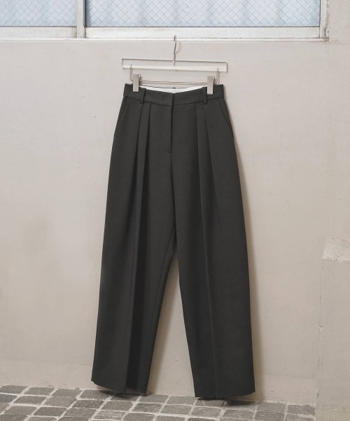 TODAYFUL(トゥデイフル)の「TODAYFUL Bonding Wide Trousers ボンディングワイドトラウザーズ/12620702(その他パンツ・レディース・チャコールグレー/ブラック/モスグリーン・36/38)」の8枚目の写真
