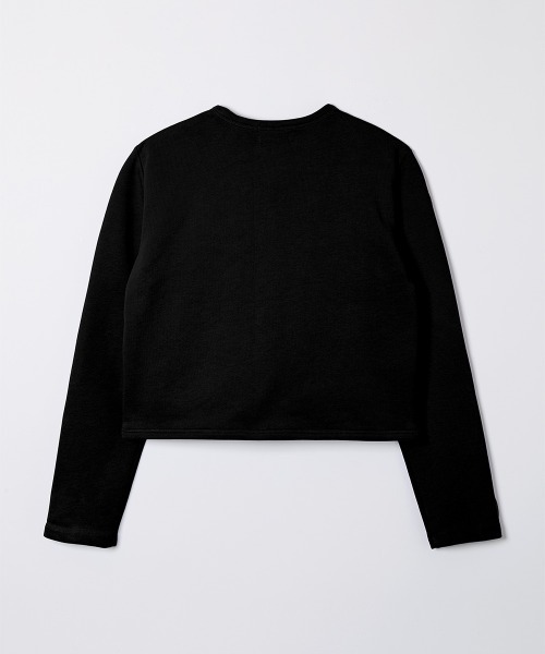 soduk（スドーク）の「【soduk】ribbon cardigan（カーディガン/ボレロ・レディース・ブラック/グレー/レッド/パープル・ONE SIZE）」の5枚目の写真