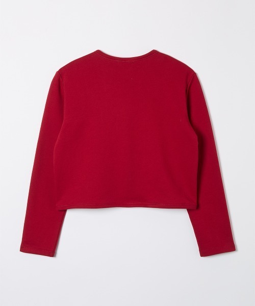 soduk（スドーク）の「【soduk】ribbon cardigan（カーディガン/ボレロ・レディース・ブラック/グレー/レッド/パープル・ONE SIZE）」の8枚目の写真
