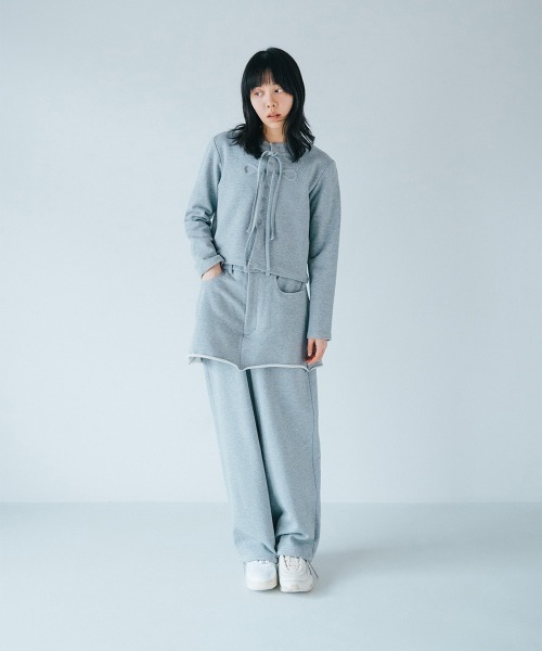 soduk（スドーク）の「【soduk】ribbon cardigan（カーディガン/ボレロ・レディース・ブラック/グレー/レッド/パープル・ONE SIZE）」の11枚目の写真