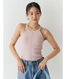 Ungrid | パット付きアメスリニット(キャミソール)
