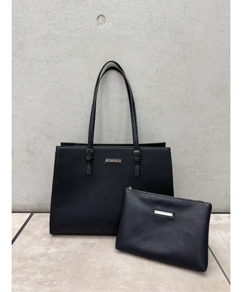 EGOIST（エゴイスト）の「ポーチ付フェイクレザートートバック（トートバッグ・レディース・ブラック・FREE）」の13枚目の写真