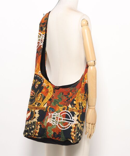 チャイハネ（チャイハネ）の「【チャイハネ】パタラカショルダーバッグ（ショルダーバッグ・レディース・ベージュ/ブルー/ブラック/レッド・FREE）」の8枚目の写真