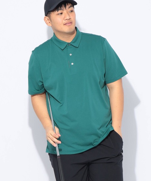 ポロシャツ 半袖 メンズ 大きいサイズ GOLF LOOSE UPF50 シャツ UNDER