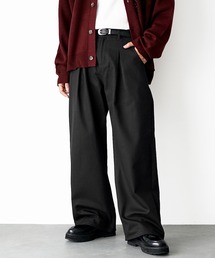 MinoriTY | 【MinoriTY】カツラギ素材チルワイドチノパン チノパンツ メンズ セミワイド ストレートワイドシルエット バギーシルエット 春服 秋服(チノパンツ)